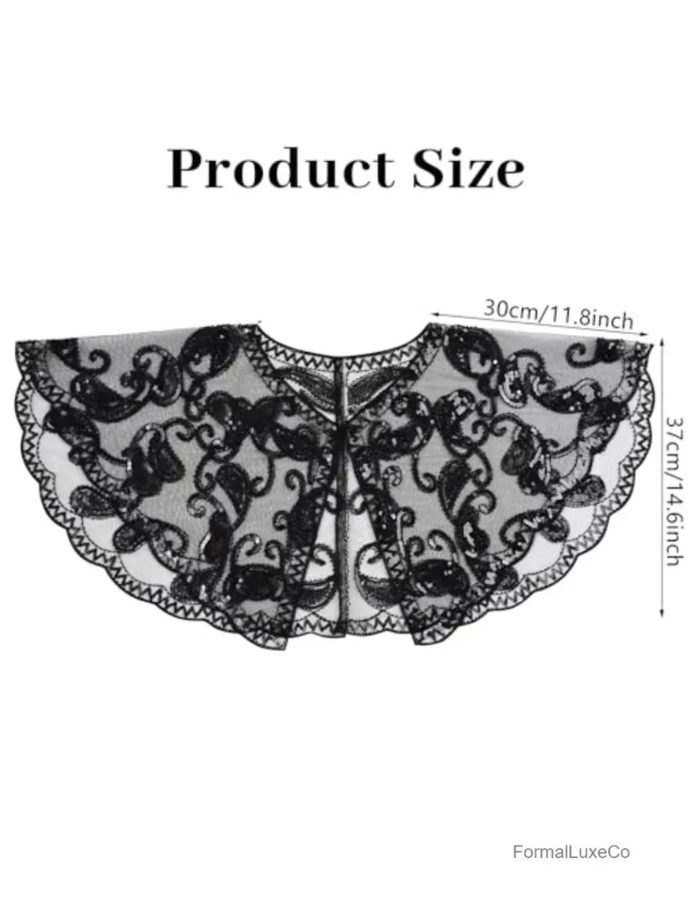 1920s Sequin Beaded Shawl Wraps Bridal Evening Cape Flapper Cover Up Women Party